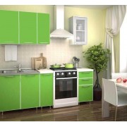 1.5 м кухня цвет зелёная мамба